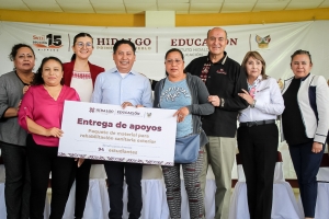 Escuelas de Educación Básica y Media Superior de Zimapán se benefician con infraestructura