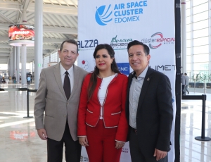 Hidalgo, Edomex y CDMX se asocian para impulsar clúster aeroespacial metropolitano