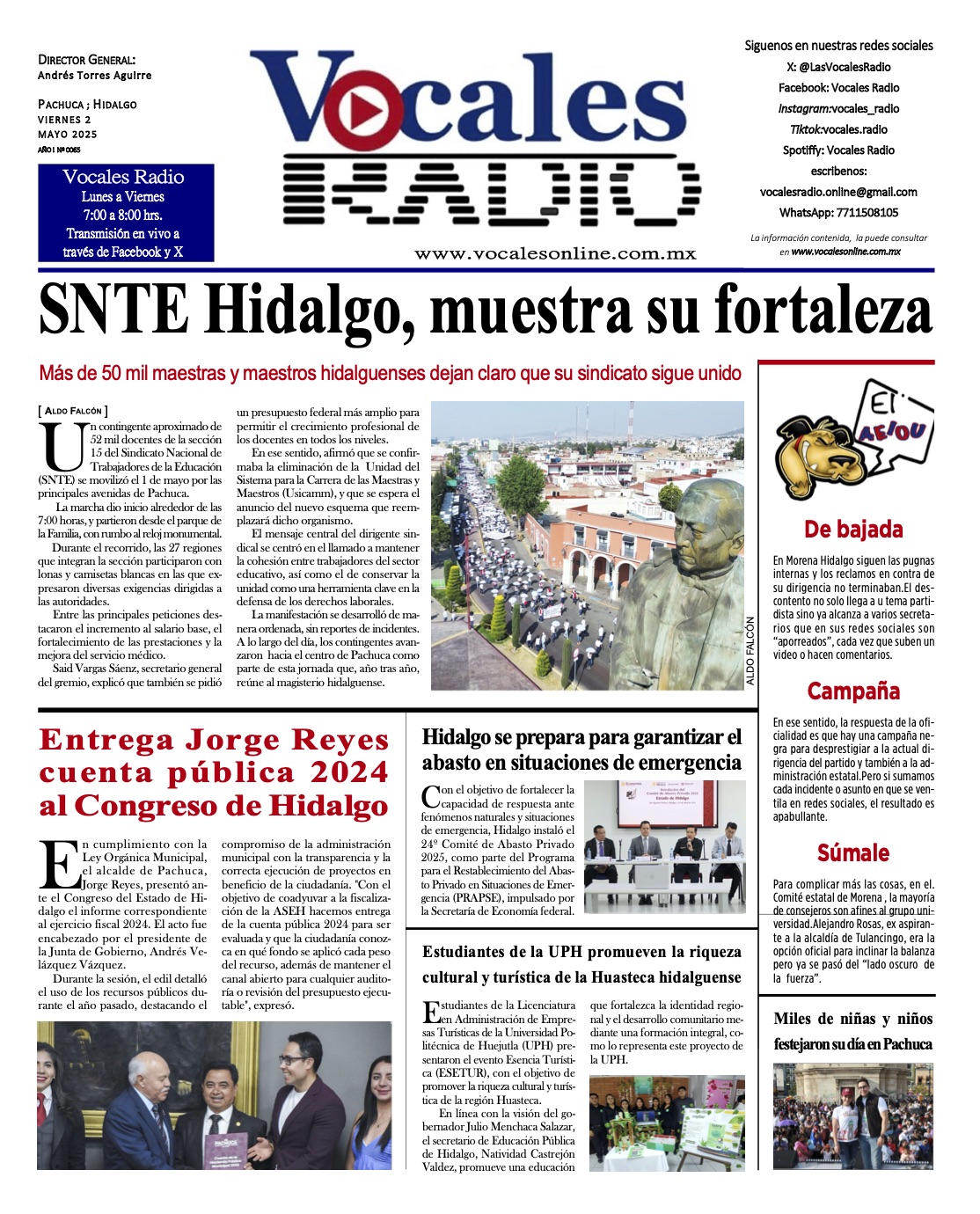VOCALES RADIO DIARIO
