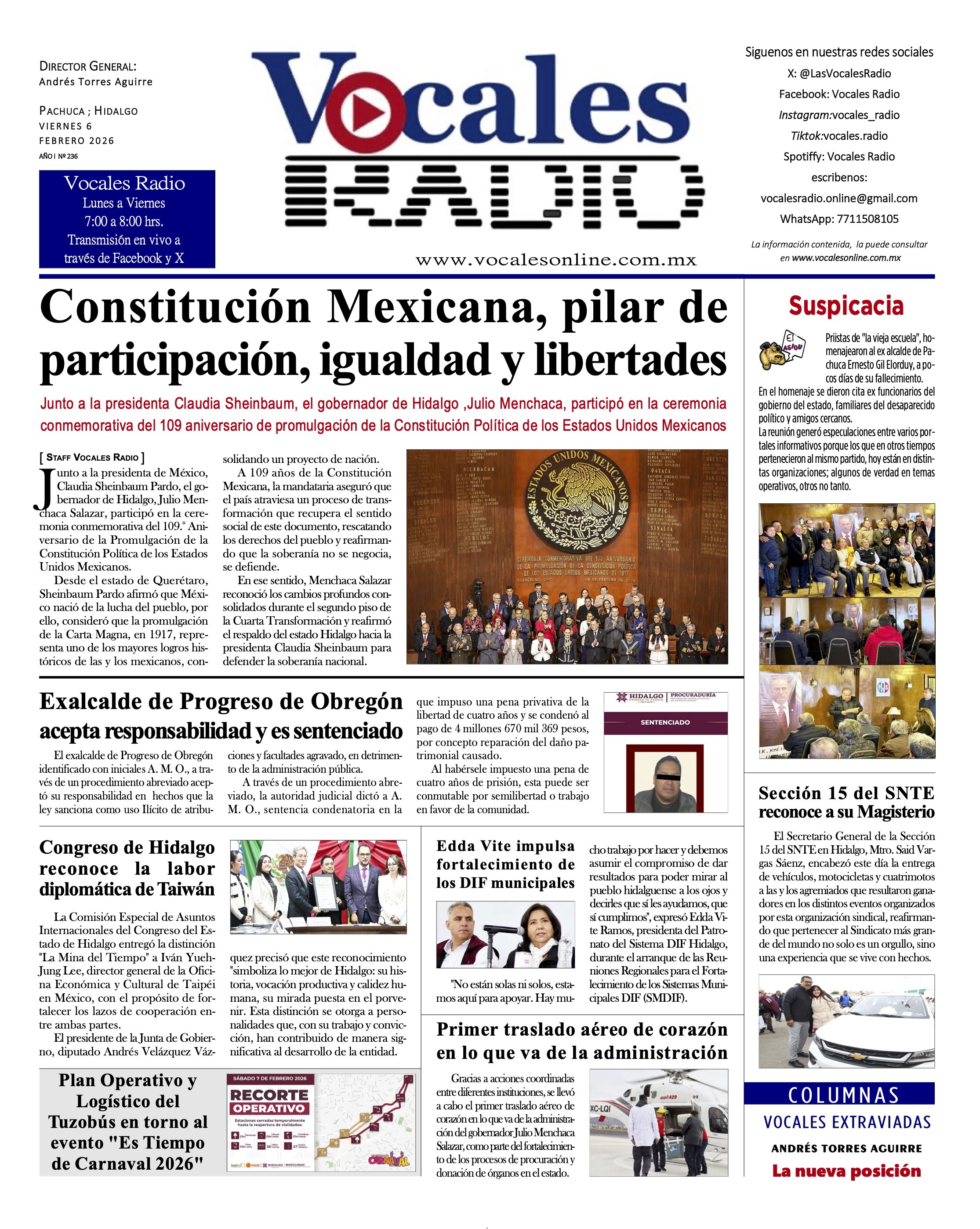 Viernes 6 de Febrero 2026