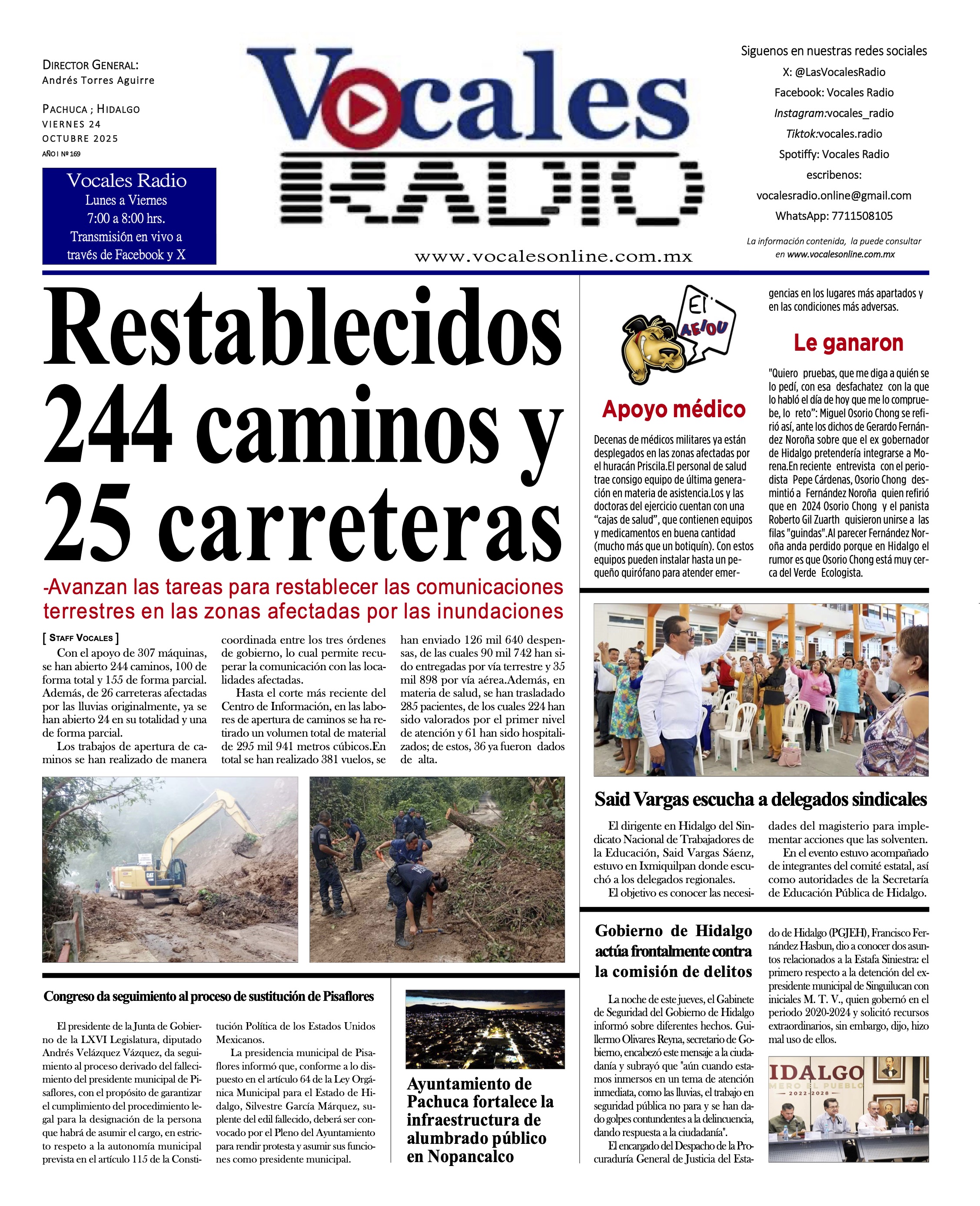 Viernes 24 de octubre 2025
