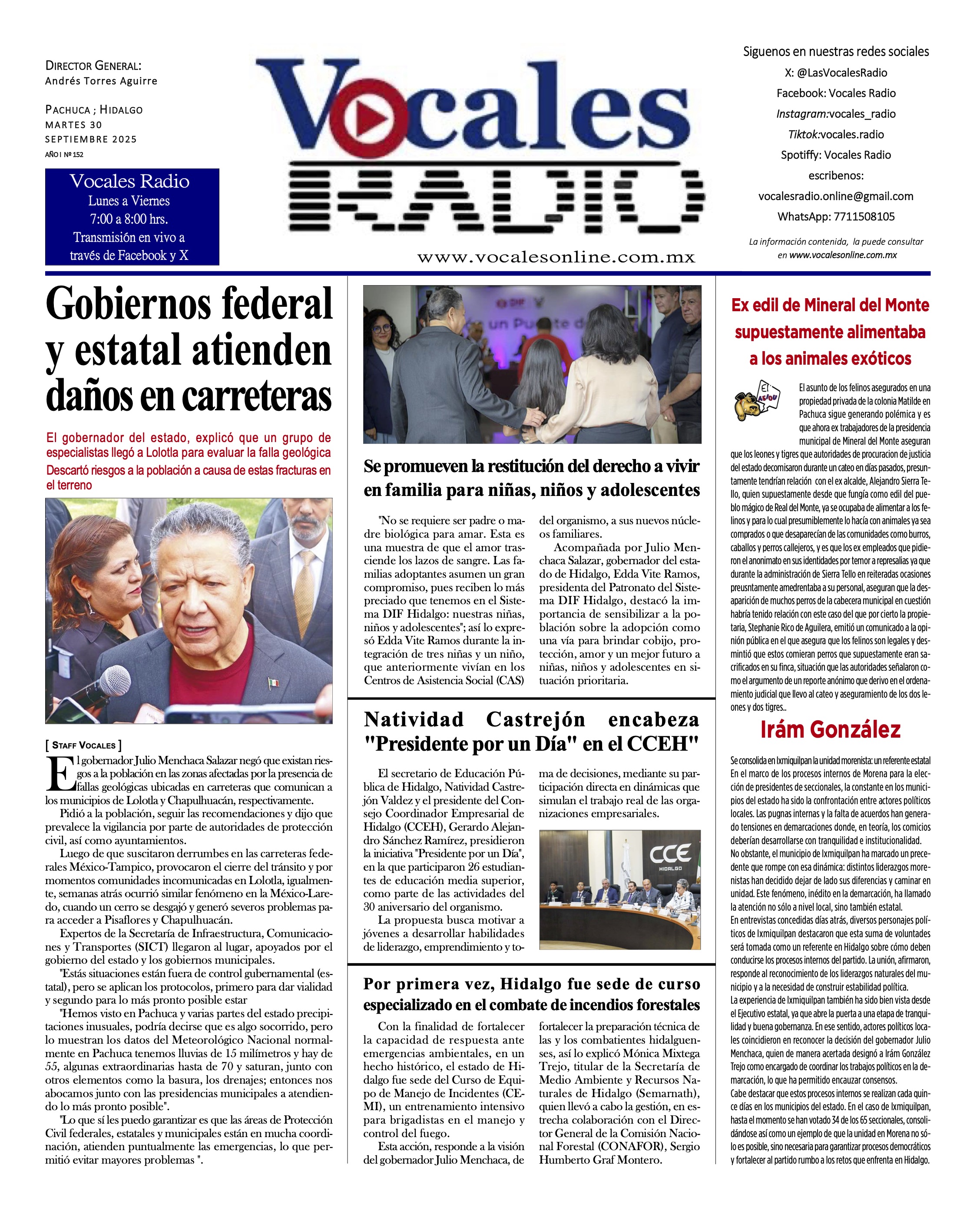 Martes 30 de septiembre 2025