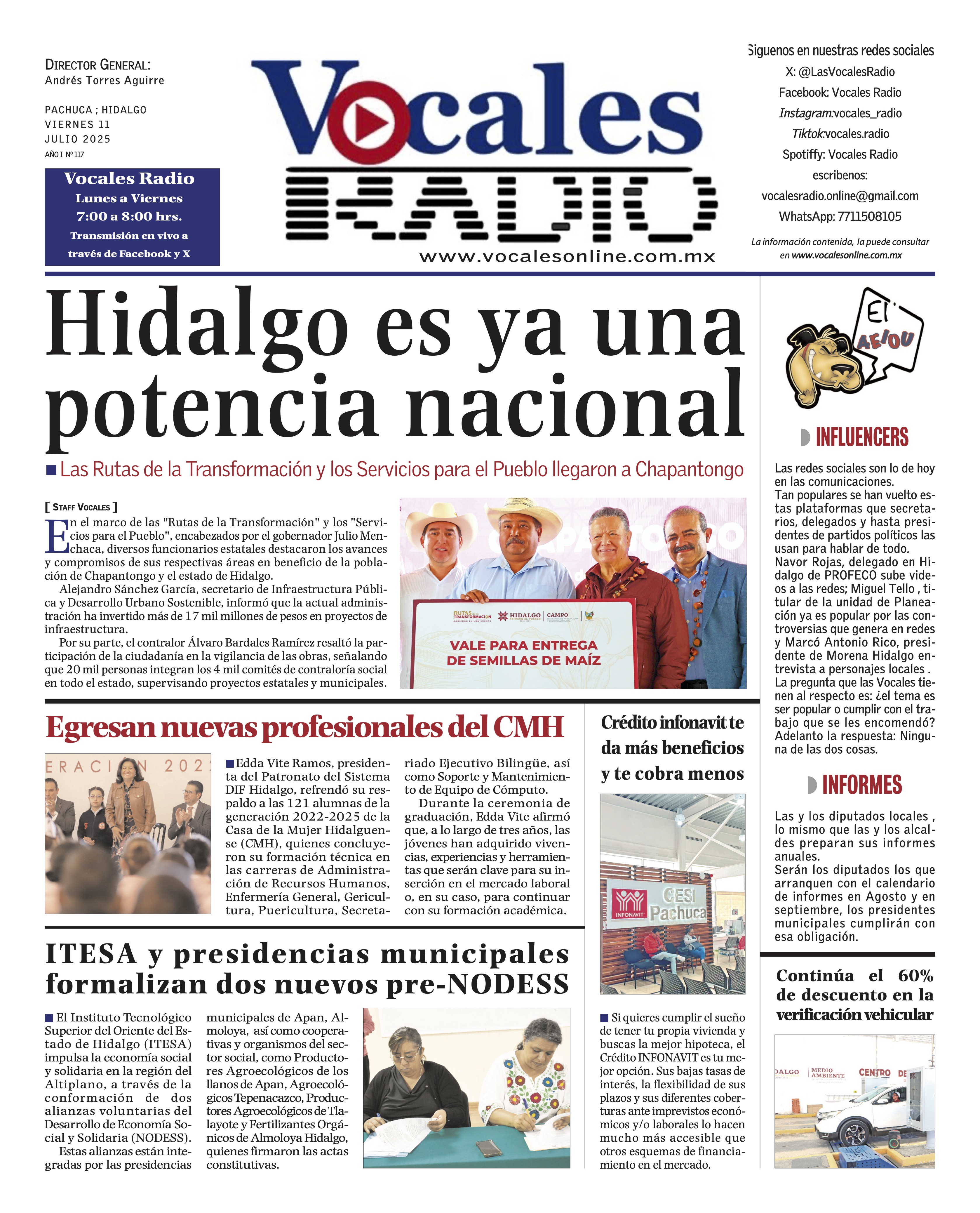 Viernes 11 de julio 2025