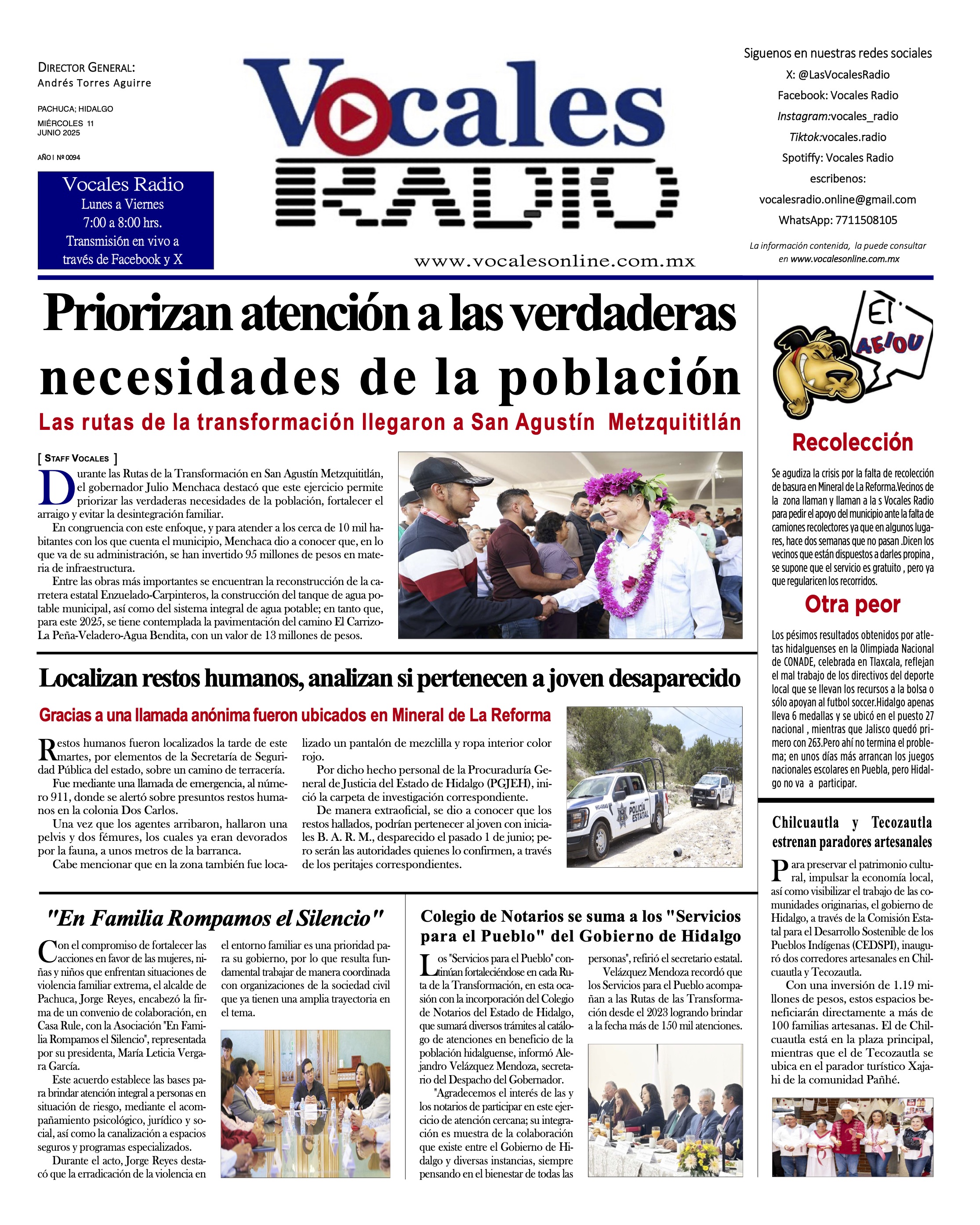 JUEVES 12 DE JUNIO 2025
