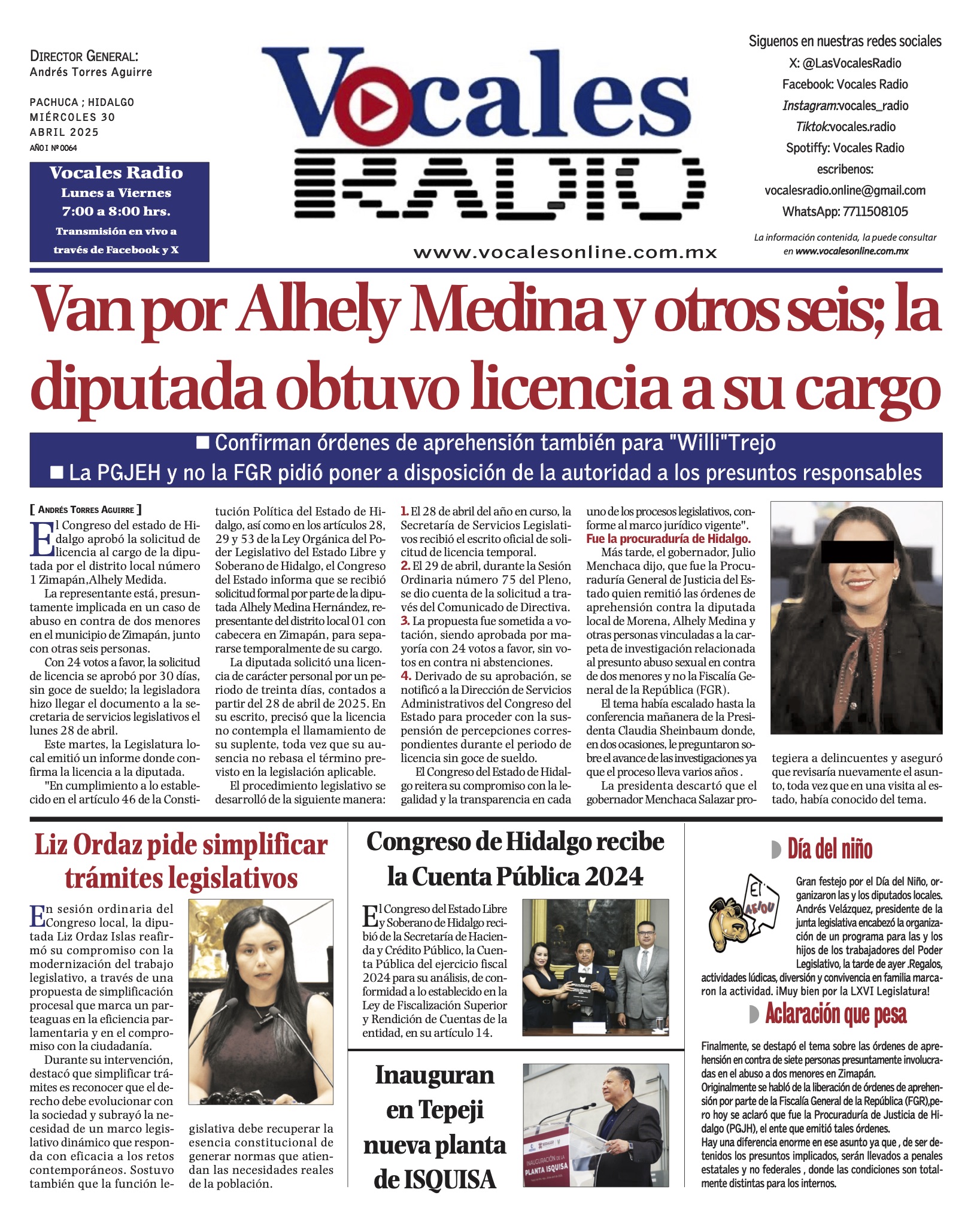 VOCALES RADIO DIARIO