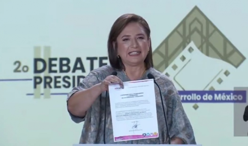 Xóchitl ‘justifica’ sus ataques vs. Sheinbaum en segundo debate presidencial: ‘No dije mentiras’