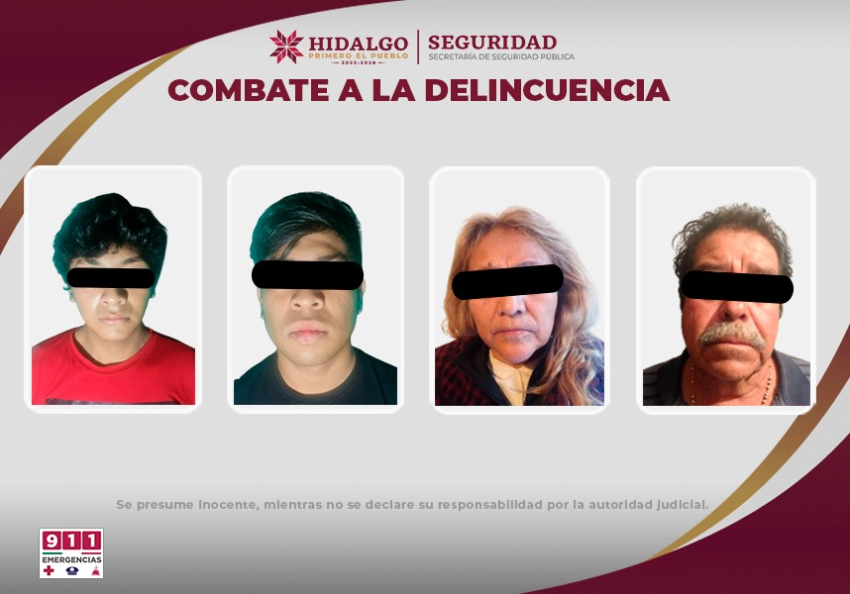    SSPH despliega operativos en Tepeji del Río y detiene a 4 presuntos narcomenudistas