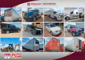 Desarticula SSPH predio en el que almacenaban y desvalijaban vehículos robados 