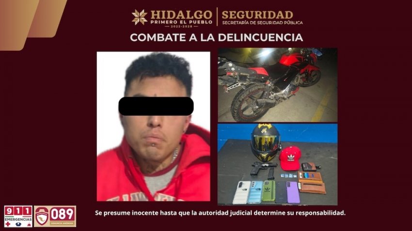 SSPH captura a sujeto relacionado con asaltos a tiendas de conveniencia