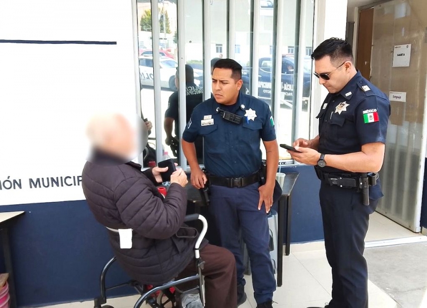Policía Preventiva de Pachuca garantiza retorno de ciudadano canadiense a su país de origen