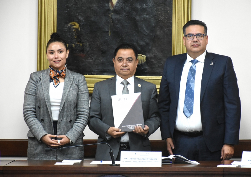 Congreso del Estado de Hidalgo recibe de la ASEH informes individuales de la Cuenta Pública 2024