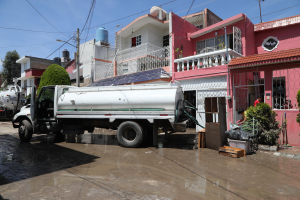 Recorre Jorge Reyes zonas afectadas por las recientes lluvias