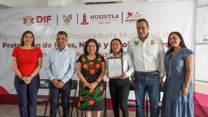 Fortalecen protecci&oacute;n de la ni&ntilde;ez en Huejutla