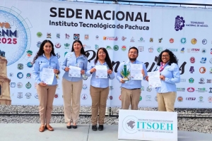 Estudiantes del ITSOEH, segundo lugar nacional en  InnovaTecNM