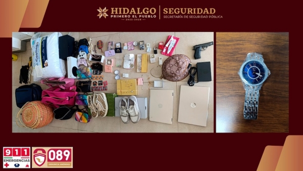 Polic&iacute;a Estatal asegura a implicados en robos a casa habitaci&oacute;n en zona metropolitana