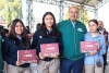 Natividad Castrej&oacute;n entrega tabletas a estudiantes del Conalep Tulancingo