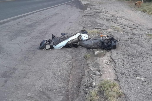 Localizan los cuerpos de dos hombres dentro de bolsas de plástico en Tula de Allende