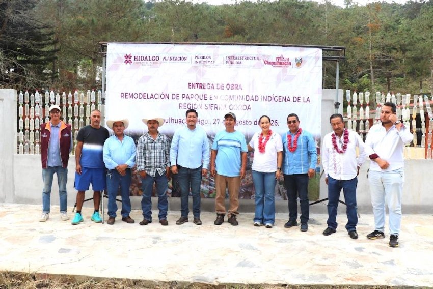 Chapulhuacán cuenta con nuevo espacio para la convivencia comunitaria