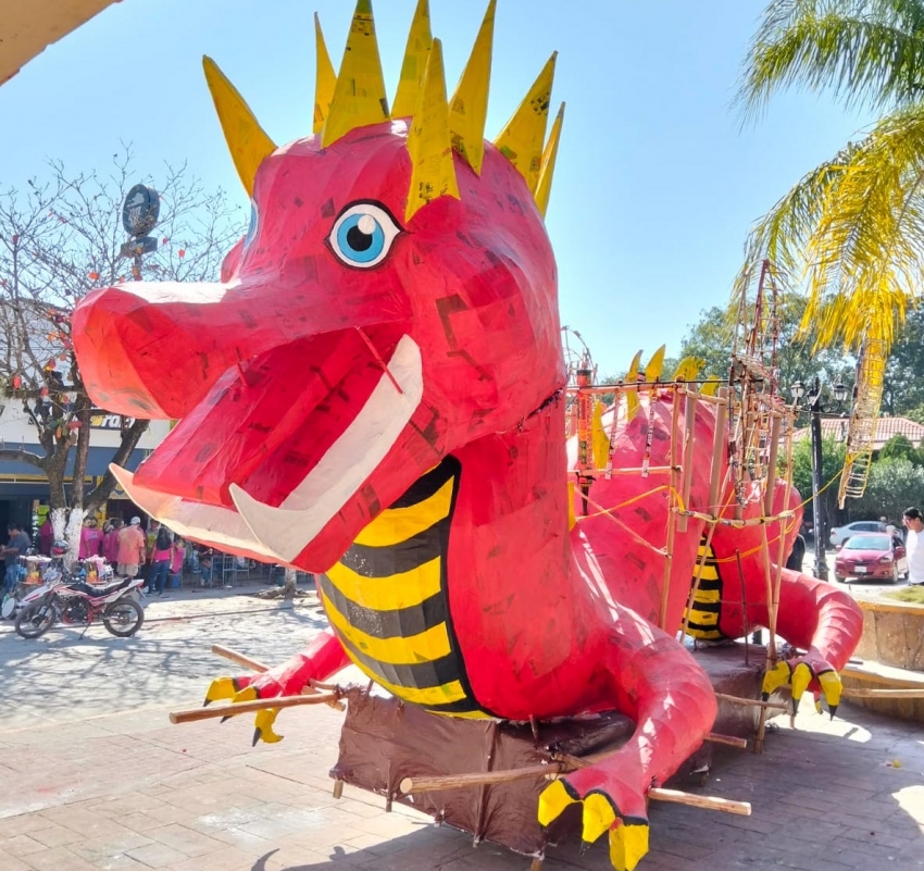 Celebrando el carnaval en Atlapexco