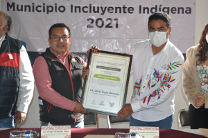 ENTREG&Oacute; CEDSPI CERTIFICADOS PARA RECONOCER&nbsp;A MUNICIPIOS INCLUYENTES IND&Iacute;GENAS
