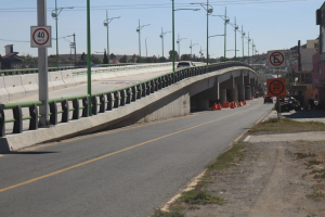 Continua el proceso constructivo del distribuidor vial sobre el bulevar Luis Donaldo Colosio