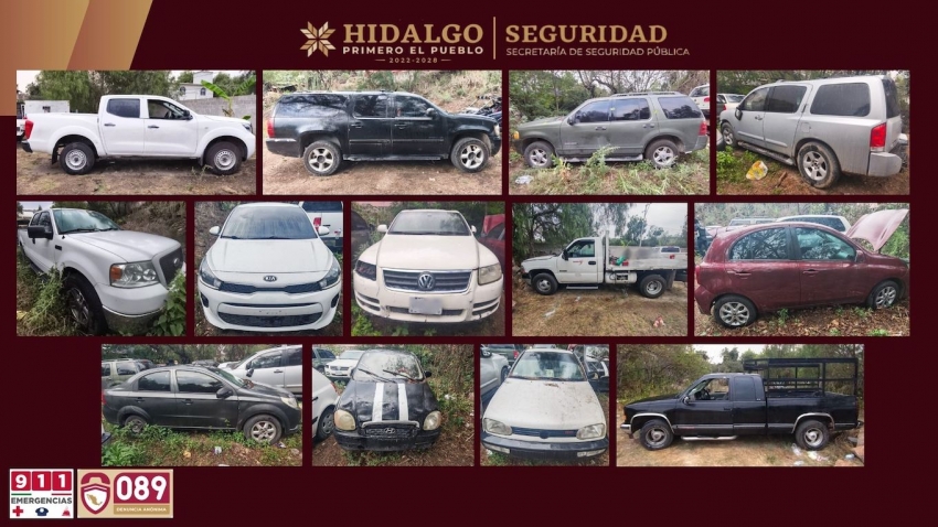 En coordinación operativa, Gabinete de Seguridad da golpe contra la delincuencia en Tepetitlán