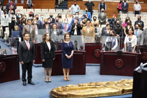Rinden protesta las y el magistrado del Tribunal Superior de Justicia estatal.