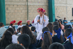 Encabeza Naty Castrejón jornada de prevención de adicciones en escuelas de Eloxochitlán