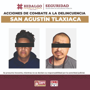 Detienen a principales distribuidores de drogas de San Agust&iacute;n Tlaxiaca