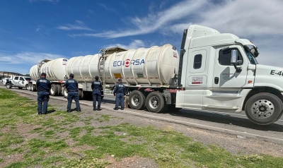 SSPH recupera tractocamión con reporte de robo y más de 60 mil litros de hidrocarburo 