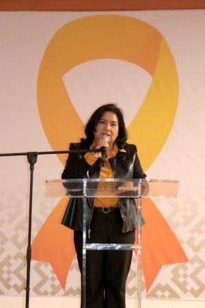 &nbsp;Edda Vite promueve prevenci&oacute;n contra el c&aacute;ncer infantil