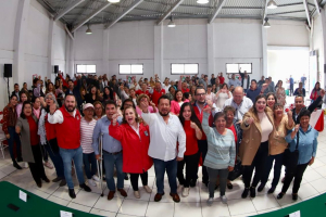 Sigamos trabajando en unidad por hidalgo: Marco Mendoza