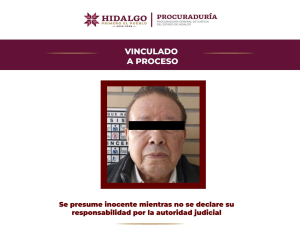 PGJEH obtuvo vinculaci&oacute;n a proceso para dirigente sindical investigado por abuso sexual agravado