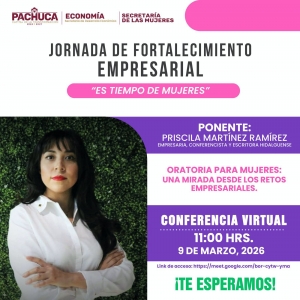 Pachuca promueve espacios de formaci&oacute;n para fortalecer el talento y liderazgo de las mujeres