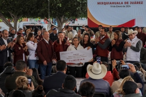 Rutas de la Transformaci&oacute;n en Mixquiahuala,&nbsp;con obra p&uacute;blica y apoyos directos