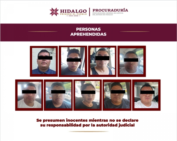 Caen polic&iacute;as municipales tras operativo coordinado en Hidalgo
