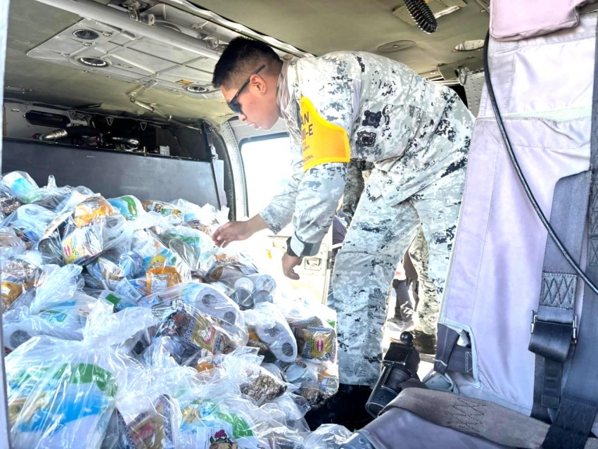 Continúa las acciones permanentes de acopio y envío de ayuda humanitaria