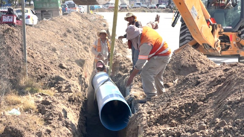 Avanzan acciones de modernización integral sobre el bulevar Santa Catarina