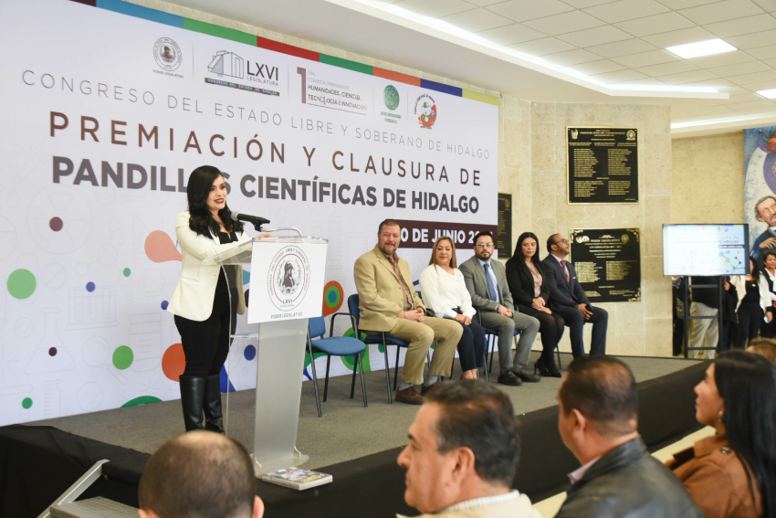 Congreso de Hidalgo reconoce a estudiantes ganadores del programa Pandillas Científicas Hidalgo 2025