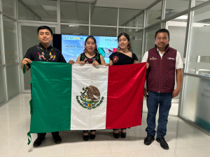 Estudiantes del COBAEH ganan medalla de oro en certamen internacional de ciencias