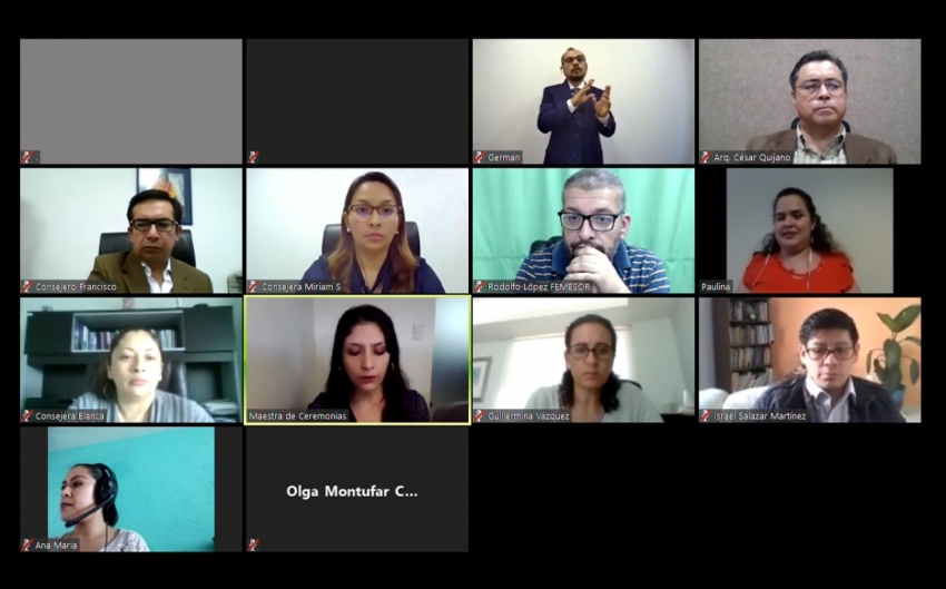 IEEH realiza Foro Virtual sobre la postulación y acceso efectivo a cargos públicos de las personas con discapacidad