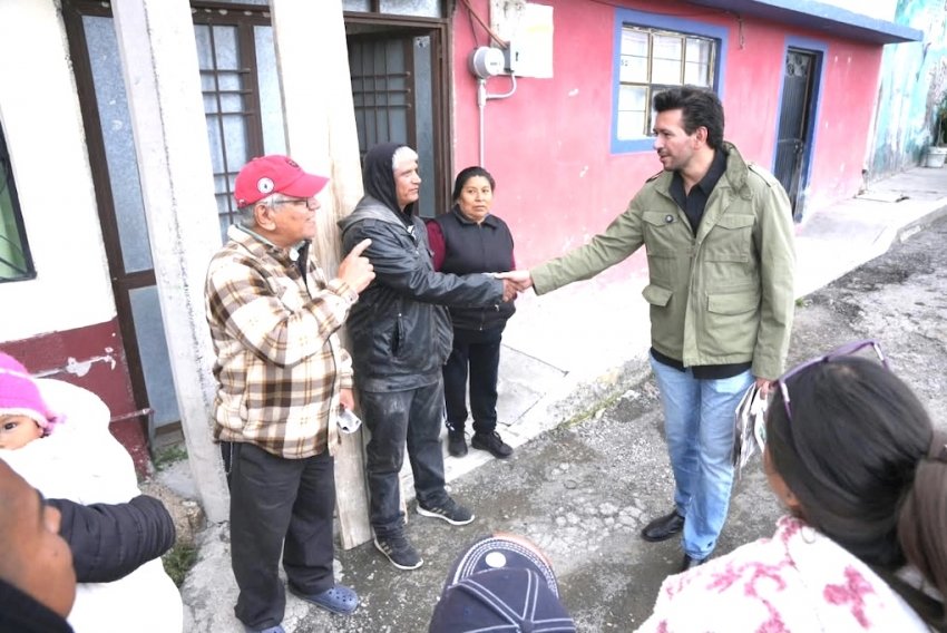 Miguel Tello inicia recorridos en Pachuca para defender la Transformación y la Soberanía