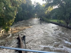 Continúa con el monitoreo permanente y sistemático del cauce del Río Tula.