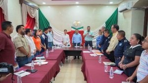 Refuerzan coordinaci&oacute;n en seguridad de Huejutla