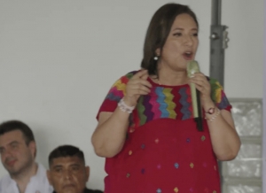X&oacute;chitl G&aacute;lvez propone reforzar seguridad en Chiapas