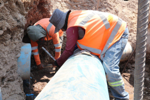 Finaliza sustitución de tubería en línea de agua con más de 26 años de antigüedad y alta presencia de fugas