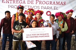 Se fortalece al sector agropecuario Sierra y Huasteca