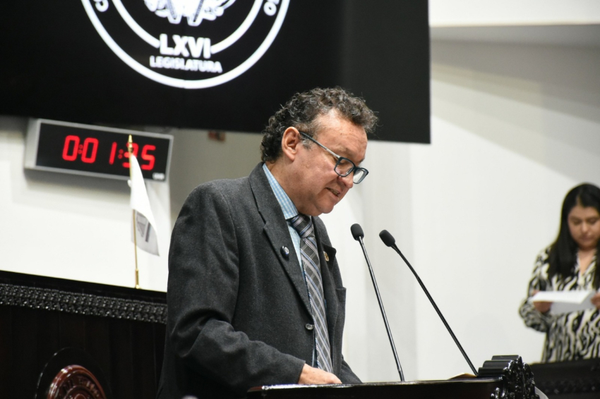 Presenta diputado José Luis Rodríguez Higareda exhorto a la Guardia Nacional