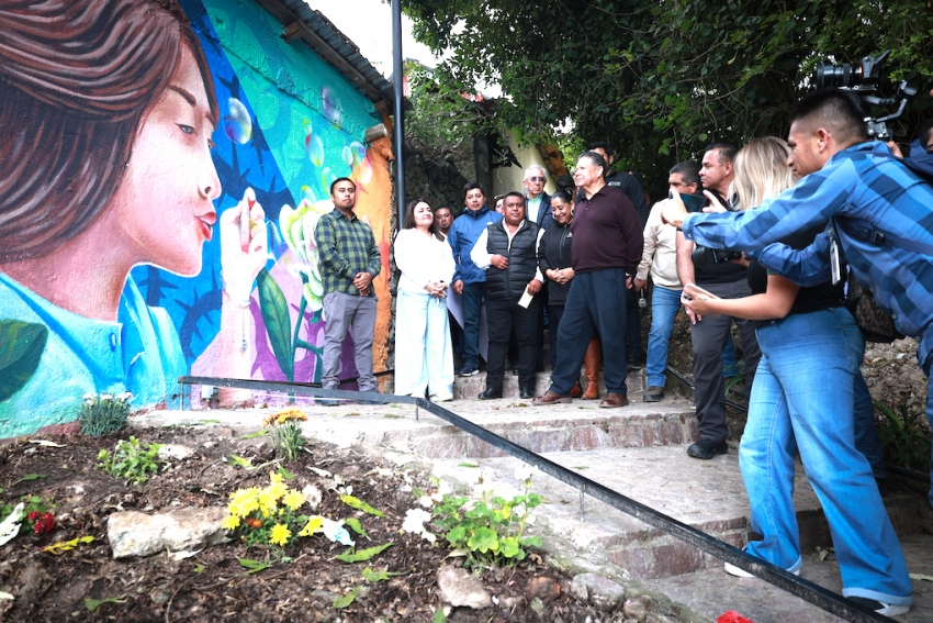 Julio Menchaca inaugura mural “Soplo de Libertad” y fortalece el impulso al arte y la cultura en Mineral del Chico