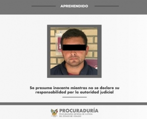 Detiene a un hombre por desaparici&oacute;n cometida por particulares e investigado por feminicidio